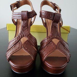 GoMax Cliff Hanger Sandal - Brown Sz 5.5